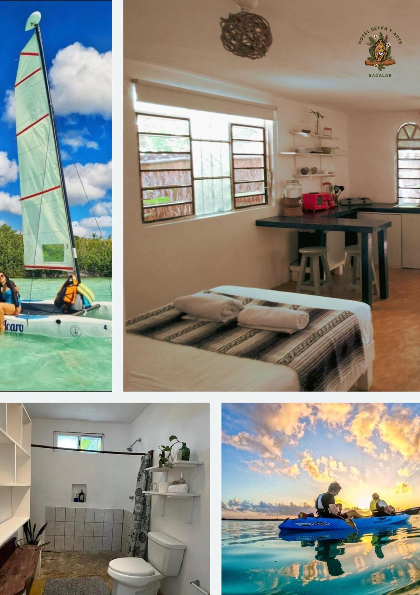 Hotel Casa Arte Y Selva Bacalar - Free Bikes & Kayyaks Exterior foto